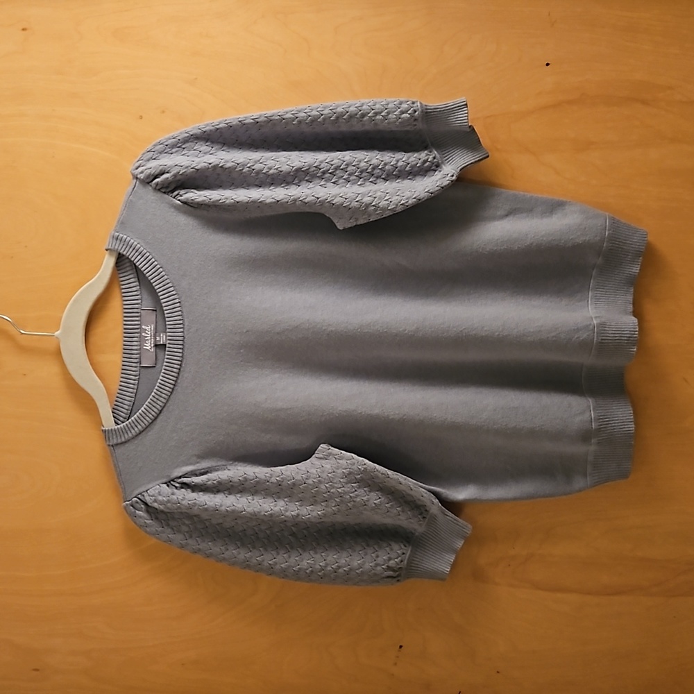 Medium Sage Green Knit Top
